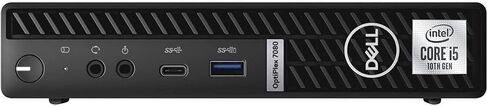 كمبيوتر مكتبي صغير للأعمال Dell OptiPlex 7080 MFF، معالج Intel Core i5-10500T، ذاكرة الوصول العشوائي 16 جيجابايت، 1 تيرابايت SSD، USB من النوع C، DisplayPort، RJ-45، Wi-Fi 6، Windows 11 Pro in Kuwait