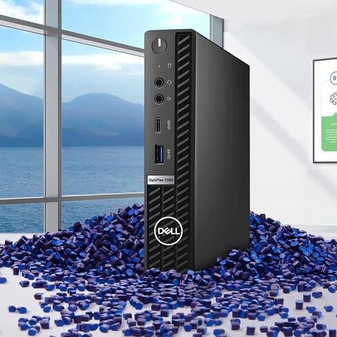 كمبيوتر مكتبي صغير للأعمال Dell OptiPlex 7080 MFF، معالج Intel Core i5-10500T، ذاكرة الوصول العشوائي 16 جيجابايت، 1 تيرابايت SSD، USB من النوع C، DisplayPort، RJ-45، Wi-Fi 6، Windows 11 Pro in Kuwait