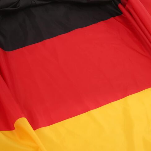 Germany German Pleated Fan Flag Bunting 3 x 6 Ft Germany Pleated 2 Pcs Fan Flag Banner Indoor/Outdoor/Front Porch Decorations, Germany Half Fan Flag Patriotic Holiday decorations, Celebrations. in Kuwait
