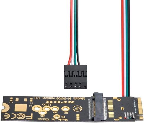 بطاقة NFHK NGFF A/E-Key إلى M.2 NGFF Key-M NVME SSD محول لـ AX200 in Saudi Arabia