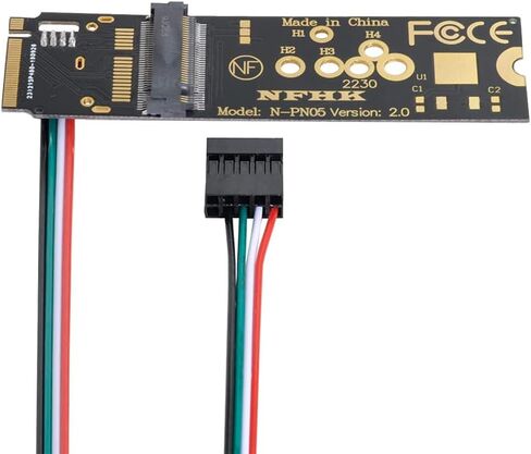 بطاقة NFHK NGFF A/E-Key إلى M.2 NGFF Key-M NVME SSD محول لـ AX200 in Saudi Arabia