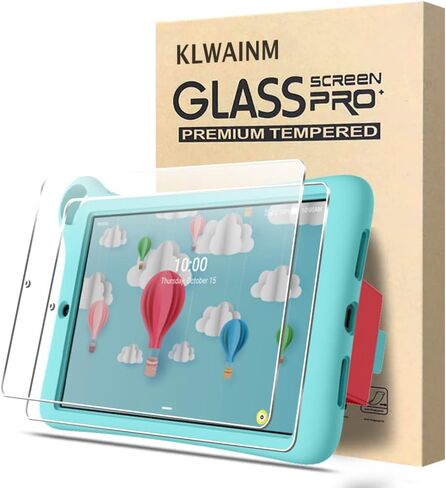 [عبوتان] واقي شاشة من الزجاج المقسى للكمبيوتر اللوحي KLWAINM لجهاز TCL Tab Family/Disney Edition/Tab 4G Tablet 8.0 بوصة [غير مناسب لـ TCL Tab 8 LE] [غير مناسب لـ TCL Tab Disney Edition 2] مع 2.5D 9H شفاف عالي الدقة مضاد للخدش طبقة حماية شفافة خالية من الف in Kuwait