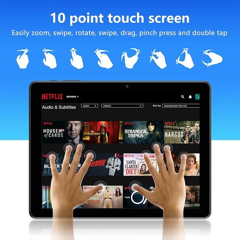 Tibuta W100 Windows 11 Tablet,8.9 inch Windows Tablet,Touchscreen(2048 * 1536 IPS),2-in-1Tablet, 4GB RAM,64GB ROM,Intel N4020C,Tablet with Keyboard in Kuwait