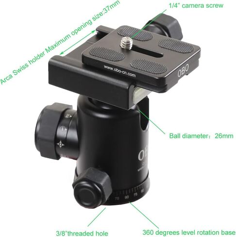 او بي او حامل ثلاثي القوائم مدمج من خليط معدني من الالومنيوم والمغنيسيوم لكاميرا دي اس ال ار الرقمية BA254 in Kuwait