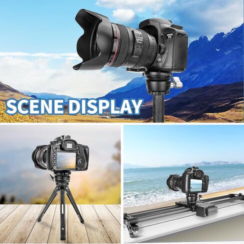 قاعدة تسوية ثلاثية القوائم (50 ملم) مع برغي 1/4 بوصة وفتحة لولبية 3/8 بوصة لكاميرات الفيديو Canon Nikon Sony DSLR، تدعم إمالة 12 درجة لأعلى/لأسفل in Kuwait