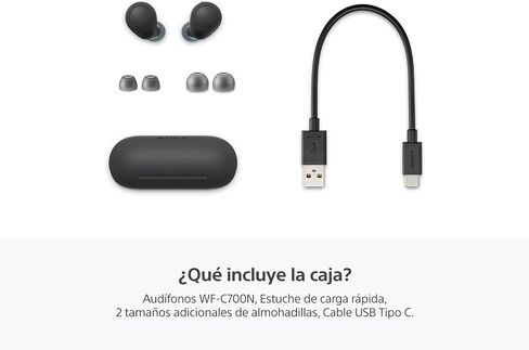 Sony WF-C700N Wireless Noise-Canceling Earbuds - Bluetooth Hi-Fi Earphones with 35-Hour Battery, Water-Resistant Design, Touch Controls for Calls and Music - Premium Audio Experience, Black in Saudi Arabia