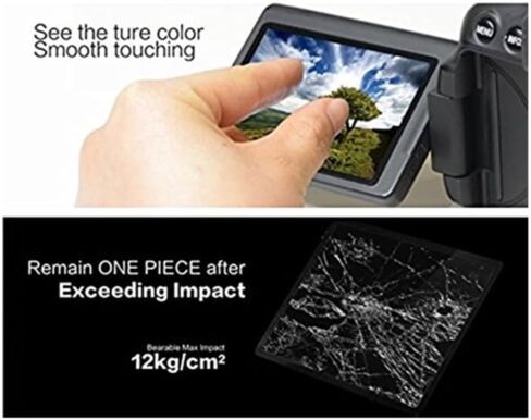 LARMOR 0.3mm Ultra Thin Self-Adhesive Optical Glass LCD Screen Protector for Nikon D3300 Camera in Kuwait