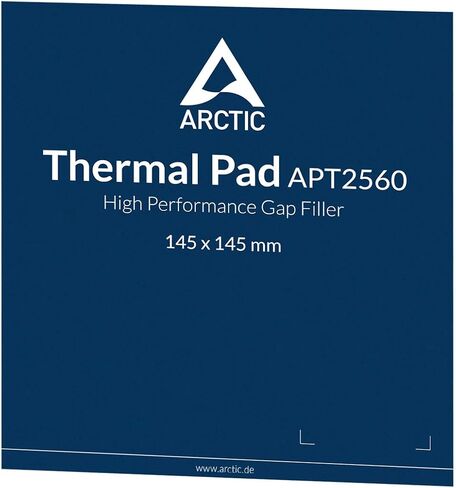 ARCTIC TP-2 (APT2560): Economic Thermal Pad, 145 x 145 x 0.5 mm (1 Piece) - Thermal pad, Excellent Heat Conduction, Low Hardness, Ideal Gap Filler, Easy Installation, Safe handling - Blue in Saudi Arabia
