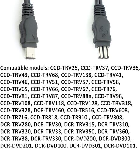 استمتع بشاحن محول الطاقة AC-L100 الفريد من نوعه، استبدل AC-L10A L10B L15A L15B L100A L100B لكاميرات الفيديو Sony Handycam Cybershot DCR TRV128 TRV130 TRV150، CCD-TRV108 TRV128 TRV308 MVC-FD DSC-S30 in Kuwait