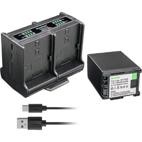 Kastar 2-Pack Battery and Quadruple Charger Compatible with Canon BP-820 BP820, BP-828 BP828 Battery, CG-800 CG800 Charger, VIXIA HF G21, VIXIA HF G30, VIXIA HF G40, VIXIA HF G50 UHD 4K Camera in Saudi Arabia