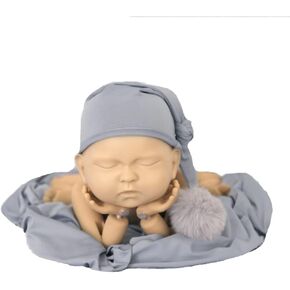 CUTEBBPHOTO Newborn Stretch Wraps Photography Props Girl boy Baby Photo wrap Prop Swaddle Long Ripple Wraps DIY Blanket Photoshoot Basket Wrapper in Saudi Arabia