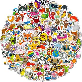 800PCS Colorful Water Bottle Stickers for Kids Teens Adults Teacher, Bulk Stickers Variety Stickers Pack, Waterproof Vinyl Aesthetic Sticker for Laptop Scrapbook Skateboard in Kuwait