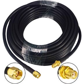 100FT SMA Female to SMA Male Extension RG58 Coaxial Cable 50 Ohm in Kuwait