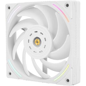 Thermalright TL-K12W، مروحة حالة الكمبيوتر، مروحة تبريد PWM عالية الأداء 120 مم، مروحة صامتة PWM PC مع سرعة 2150 دورة في الدقيقة، مروحة تبريد وحدة المعالجة المركزية البيضاء in Kuwait