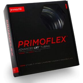 أنابيب مرنة مخصصة للتبريد المائي من PrimoChill PrimoFlex LRT - 1/2 بوصة ID × 3/4 بوصة OD، 10 أقدام مرفقة مع إعداد النظام والمبرد، مصنوعة من مواد فاخرة، صُنعت بفخر في الولايات المتحدة الأمريكية - أسود أونيكس in Kuwait