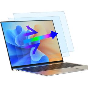 Verponity [2-Pack 14 Inch HD Anti-Blue Light Laptop Screen Protector, Premium PET Anti-Glare & Scratch-Proof Removable Laptop Screen Protector Shield Compatible with HP/Lenovo/Dell/Acer/ASUS…… in Kuwait