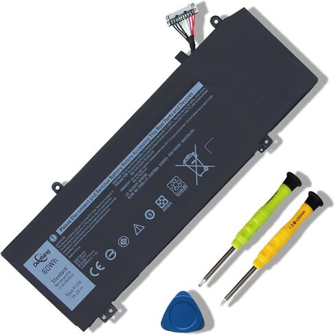 1F22N Laptop Battery Compatible with Dell Alienware M15 M17 P79F P79F001 R1 P37E P37E001 Dell G7 7590 7790 G5 5590 5590-D2783W D2743B D2843W Series 0HYWXJ HYWXJ 0JJPFK JJPFK 01F22N 06YV0V 15.2V 60Wh in Saudi Arabia