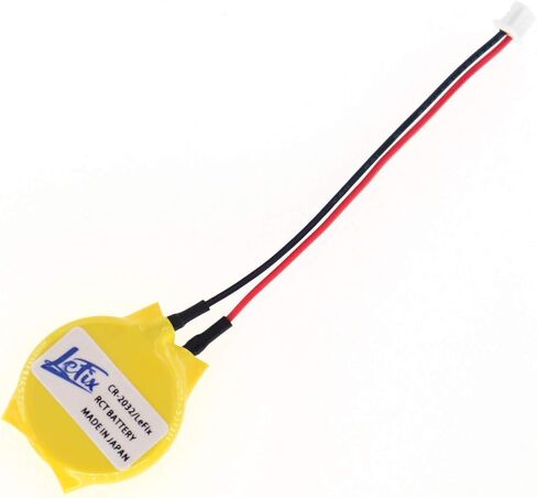 Replacement CMOS Battery with Wire Leads and Connector 1.25mm Pitch for DELL Latitude E5440 E5450 E6440 E6420 E6230 E6520 E7440 E7240 Alienware 17R3(Yellow Color) in Saudi Arabia