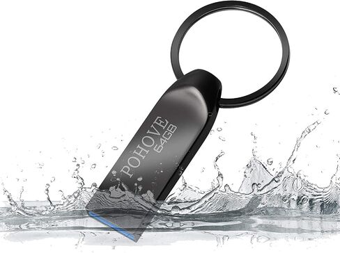 POHOVE USB C Memory Stick 64GB Type C USB Flash Drive 64GB 2-in-1 OTG Pen Drive 64 GB USB Key Compatible with Samsung Huawei Oneplus Android Smartphone MacBook PC Tablets (Black) in Saudi Arabia