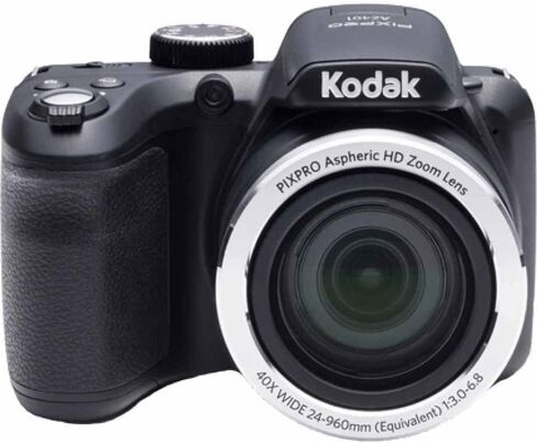 Kodak PIXPRO AZ401 16MP كاميرا رقمية 3 بوصة LCD (أسود) حزمة مع Lexar Professional 633x 32GB SDHC UHS-1 بطاقة ذاكرة فئة 10 + حقيبة كاميرا ديكو جير لكاميرات DSLR والكاميرات عديمة المرآة (صغيرة) in Kuwait