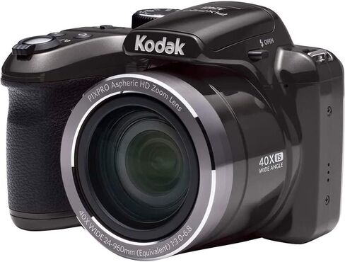 Kodak PIXPRO AZ401 16MP كاميرا رقمية 3 بوصة LCD (أسود) حزمة مع Lexar Professional 633x 32GB SDHC UHS-1 بطاقة ذاكرة فئة 10 + حقيبة كاميرا ديكو جير لكاميرات DSLR والكاميرات عديمة المرآة (صغيرة) in Kuwait