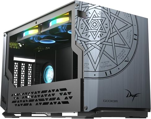 كمبيوتر GEEKOM Mini PC، Mini Fun11 Gaming PC يدعم الرسومات المنفصلة، ​​Intel Core i9-11900KB (حتى 4.9 جيجا هرتز) 32 جيجا DDR4 و1 تيرابايت SSD Windows 11 Pro أجهزة الكمبيوتر المكتبية تدعم منفذي LAN 2.5 جيجا/Thunderbolt 4/WiFi 6E in Kuwait