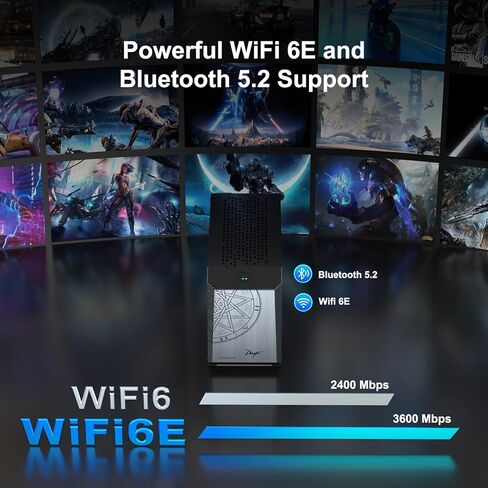 كمبيوتر GEEKOM Mini PC، Mini Fun11 Gaming PC يدعم الرسومات المنفصلة، ​​Intel Core i9-11900KB (حتى 4.9 جيجا هرتز) 32 جيجا DDR4 و1 تيرابايت SSD Windows 11 Pro أجهزة الكمبيوتر المكتبية تدعم منفذي LAN 2.5 جيجا/Thunderbolt 4/WiFi 6E in Kuwait