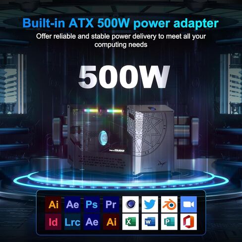 كمبيوتر GEEKOM Mini PC، Mini Fun11 Gaming PC يدعم الرسومات المنفصلة، ​​Intel Core i9-11900KB (حتى 4.9 جيجا هرتز) 32 جيجا DDR4 و1 تيرابايت SSD Windows 11 Pro أجهزة الكمبيوتر المكتبية تدعم منفذي LAN 2.5 جيجا/Thunderbolt 4/WiFi 6E in Kuwait