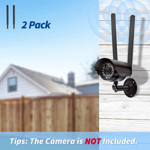 Bingfu Long Range 4g Cellular Trail Camera LTE Antenna 6dBi (RP-SMA Male)(2-Pack) Compatible with Spypoint Link Micro Solar EVO Link S Dark Trail Wildlife Hunting Game Cam Mobile Security Camera in Kuwait
