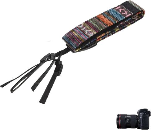 حزام كاميرا QYNuLi، حزام رقبة قابل للتعديل، حزام كاميرا عتيق لكاميرات DSLR in Kuwait