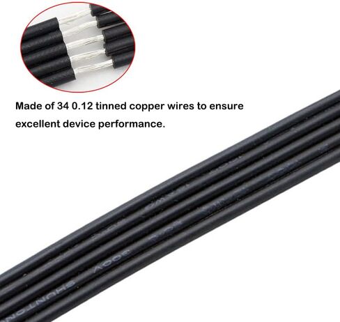 YiKaiEn 2 Packs SATA 15 Pin Male to SATA Female Power Supply Cable for Computer 12.6'' 32cm in Saudi Arabia