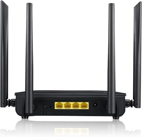 Zyxel WiFi 6 Router AX1800 (NBG7510) - موجه لاسلكي جيجابت ثنائي النطاق، السرعة والقيمة، التحكم الأبوي، MU-MIMO، OFDMA، مثالي للألعاب والبث in Saudi Arabia