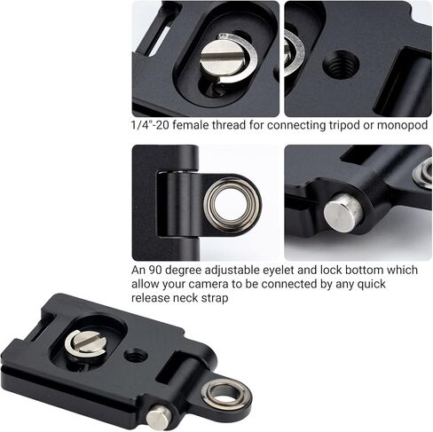 Kiorafoto 40MM Arca Swiss Quick Release Plate with 1/4"-20 Screw in Kuwait