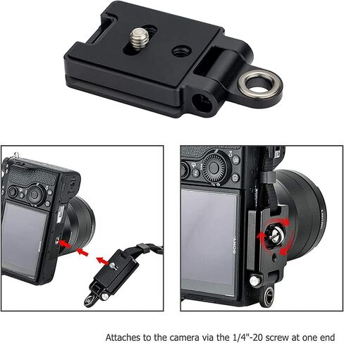 Kiorafoto 40MM Arca Swiss Quick Release Plate with 1/4"-20 Screw in Kuwait