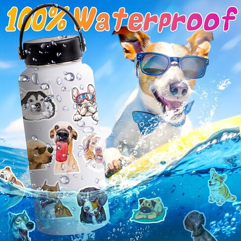 300 قطعة من ملصقات الكلاب اللطيفة، ملصقات جرو مضحكة للأطفال، ملصقات مقاومة للماء من الفينيل لسلالات الكلاب لزجاجات المياه، وسجلات القصاصات، والكمبيوتر المحمول، وشارات الكلاب الأليفة للبالغين والمراهقين والبنات والأولاد in Kuwait