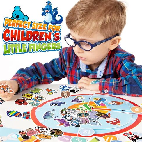 800PCS Colorful Water Bottle Stickers for Kids Teens Adults Teacher, Bulk Stickers Variety Stickers Pack, Waterproof Vinyl Aesthetic Sticker for Laptop Scrapbook Skateboard in Kuwait