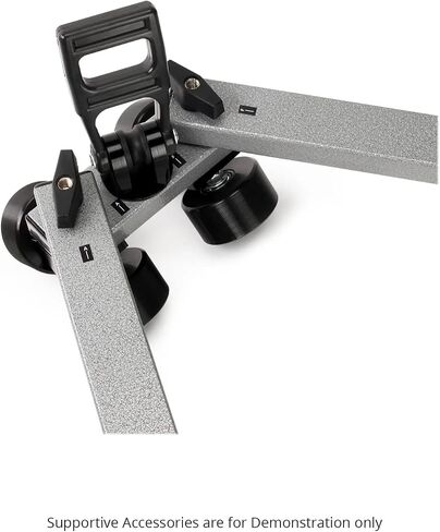 PROAIM Spike Foot لكاميرا Swift Dolly لتناسب الحوامل الثلاثية ذات الأقدام المسننة المزدوجة. حامل ثلاثي القوائم آمن ومستقر، مع حامل أقدام مطاطية. حمولة 159 كجم / 350 رطلاً (P-SPK-FT) in Saudi Arabia