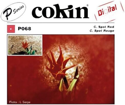 Cokin Square Center Spot Red (P068) - 2-Stop for M (P) Series Holder - 84mm X 84mm in Saudi Arabia