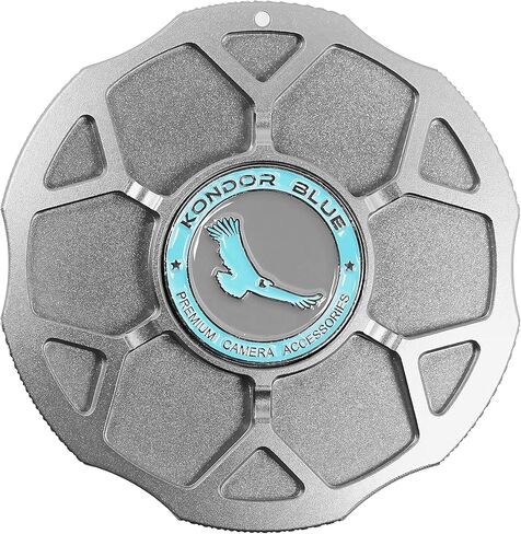 KONDOR BLUE Z Cine Cap Compatible with Nikon - Silver Metal Aerospace Grade Aluminum Body Cap for Camera Lens Port in Saudi Arabia