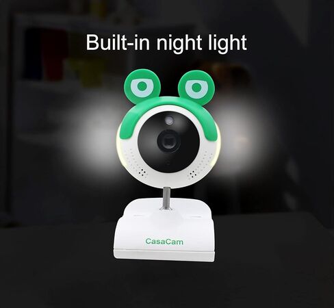 CasaCam VC240 Digital Wireless Clip Baby Camera, Add-on Camera for BM240, BM200, BM200 Pro, Two-Way Audio, Night Vision, Temperature Monitoring, Night Light and Lullabies in Kuwait