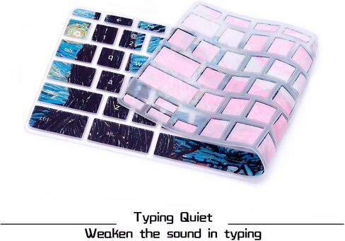HRH Silicon Keyboard Cover Skin for HP Chromebook 11 x360 11.6",Chromebook 11 G2/G3/G4/G5/G6 EE/G7 EE 11.6",Chromebook 14-ca 14-ak14-X Series/Chromebook 14 G2 G3 G4 Keyboard Skin,Happy Day in Kuwait