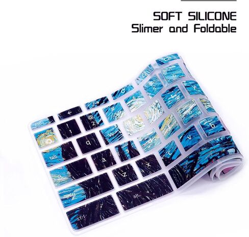 HRH Silicon Keyboard Cover Skin for HP Chromebook 11 x360 11.6",Chromebook 11 G2/G3/G4/G5/G6 EE/G7 EE 11.6",Chromebook 14-ca 14-ak14-X Series/Chromebook 14 G2 G3 G4 Keyboard Skin,Happy Day in Kuwait