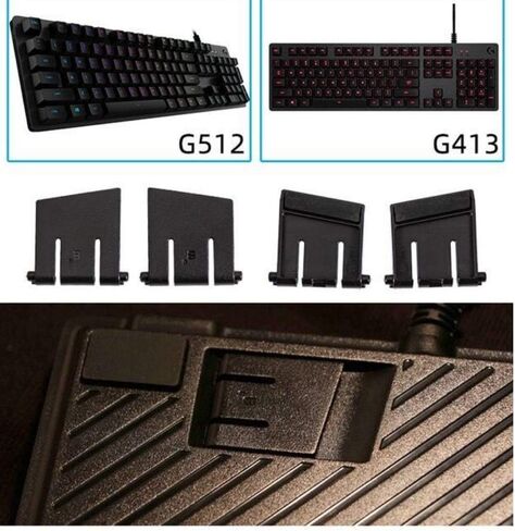 LZYDD Keyboard Stand Feet Legs for Logitech G512 G513 K840 G413 Keyboard in Saudi Arabia