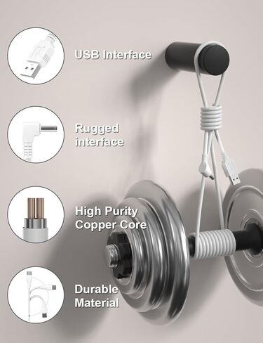 لمحول الطاقة Ring Stick Up Cam، متوافق مع الجيل الثالث من قابس البطارية، كابل شحن DC من الجيل الثاني، كاميرا كشاف في الهواء الطلق مقاومة للطقس، شحن الكاميرا باستمرار، سلك أبيض 26 قدمًا in Kuwait