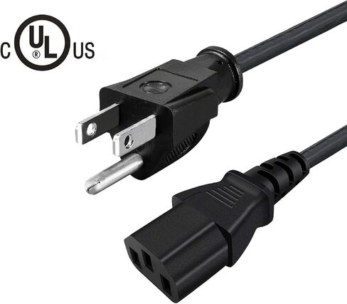 سلك طاقة من Saireed UL مدرج بطول 8 أقدام و3 شقوق لـ JBL Eon 615 610 612 eos618S مكبر صوت مضخم صوت تيار متردد سلك طاقة C13 استبدال كابل تمديد in Saudi Arabia