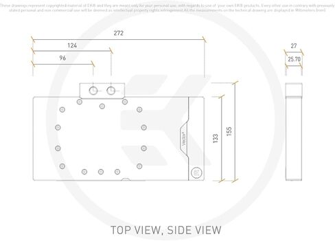 EKWB EK-Quantum Vector 2 Master RTX 4090 GPU Water Block, D-RGB, Nickel + Plexi in Saudi Arabia