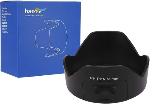 غطاء عدسة Haoge حربة لبنتاكس DA 18-55 مم f3.5-5.6 AL I، عدسة II تستبدل Pentax PHRBA 52 مم in Saudi Arabia