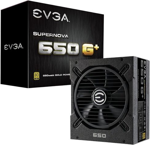 ايفجا مروحة سوبر نوفا 120-GP-0650-X1، 650 G+، 80 بلس جولد 650 واط، وحدة كاملة، مروحة اف دي بي، ضمان 10 سنوات، تتضمن اختبار الطاقة الذاتي، مزود طاقة in Saudi Arabia