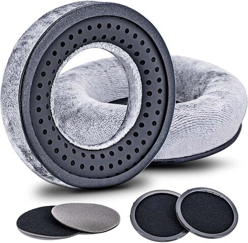 Ear Pads Replacement for MMX 300, DT 770 Pro, DT 880 Pro, DT 990 Pro, DT 1770 Pro, DT 1990 Pro, DT 177X, T 90, Softer Memory Foam, Extra Durability by JESSVIT (Grey) in Kuwait