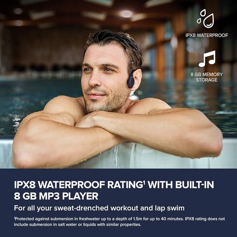 Creative Outlier Free Pro Wireless Bone Conduction Headphones with Bluetooth 5.3 and IPX8 Waterproof, Built-in 8GB MP3, Multipoint connectivity, Up to 8 Hours of Battery Life, Built-in Mic in Kuwait